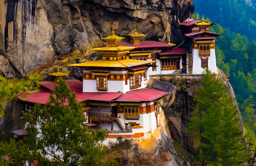 Tiger Monastery in Paro Bhutan