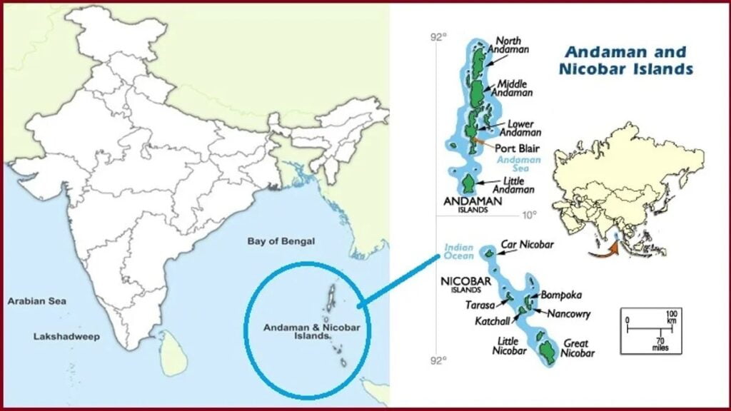 map of andaman and nicobar island