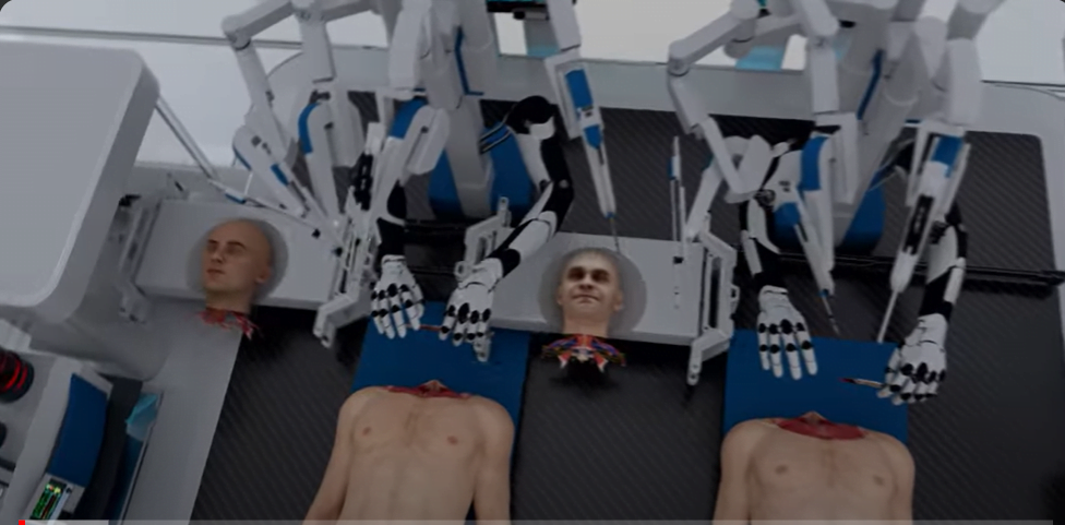 a robotic head transplant system.