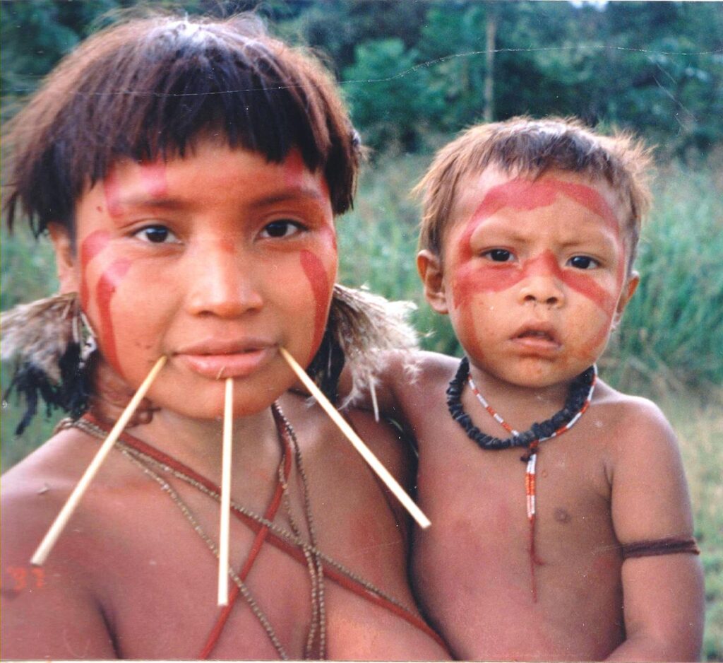 source: en.wikipedia.org Yanomami woman and her child, June 1997