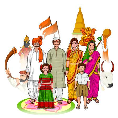 source: textilevaluechain.in Traditional attire of Maharashtra