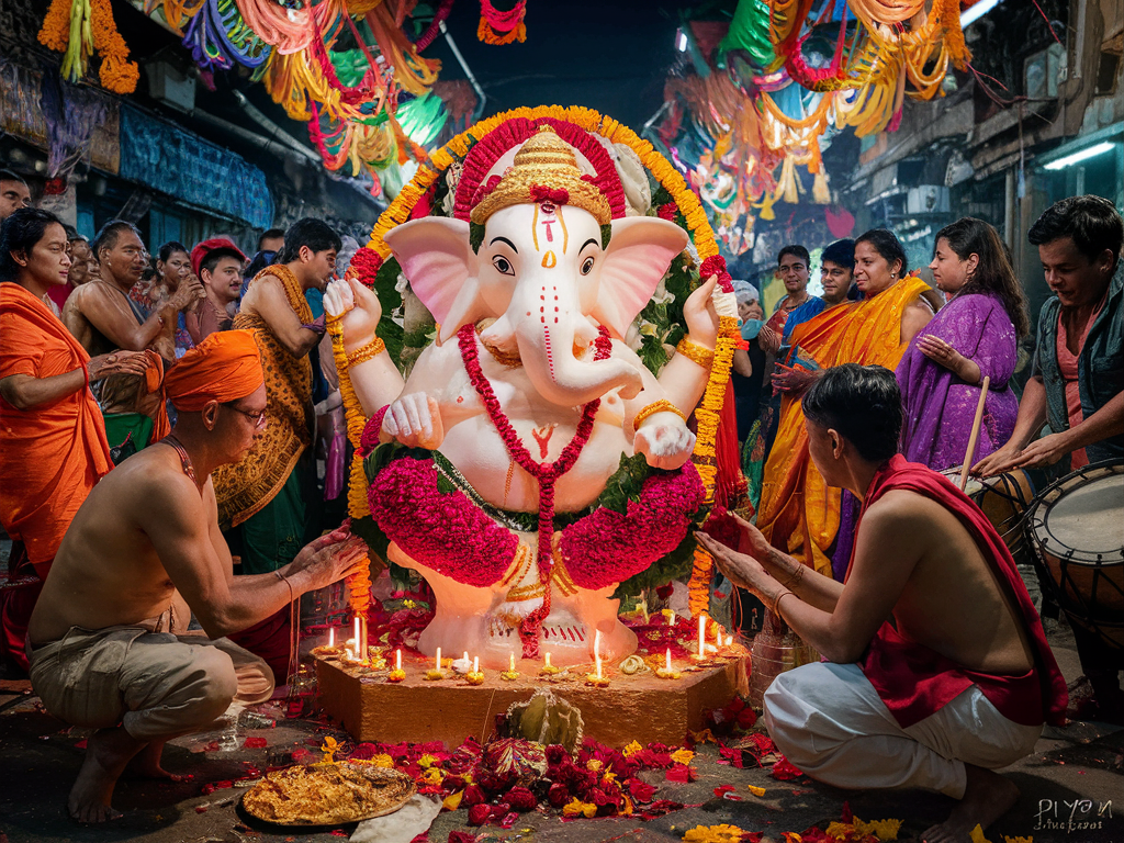 Lord Ganesha, Maruti, Mahadeo, Khandoba, Kalubai Devi, and Lord Vitthal are widely worshipped by Hindus in Maharashtra.