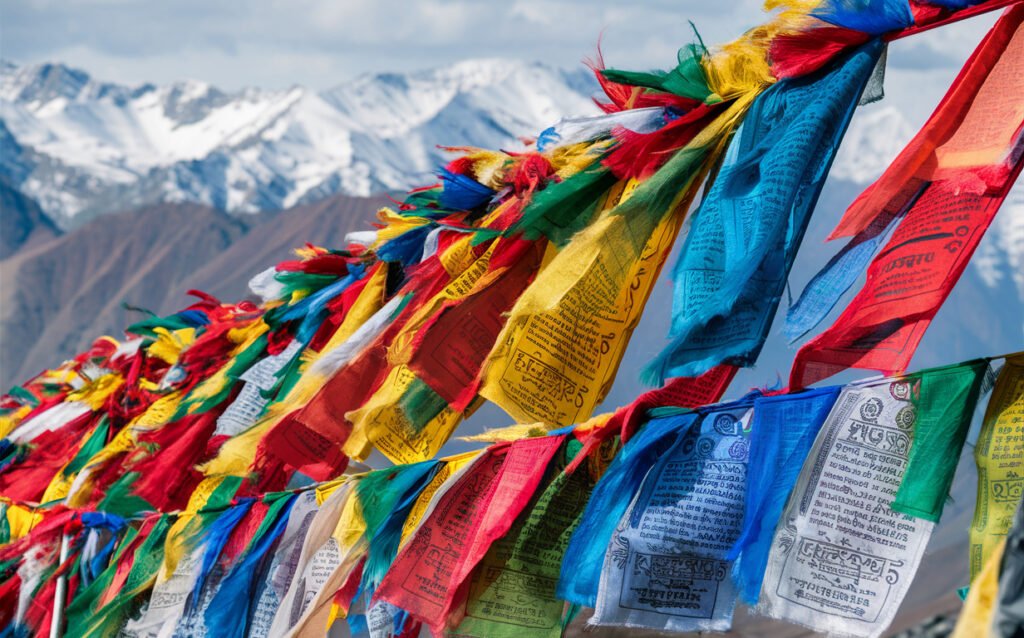 The primary purpose of Tibetan prayer flags is to spread peace, compassion, strength, and wisdom to all beings.