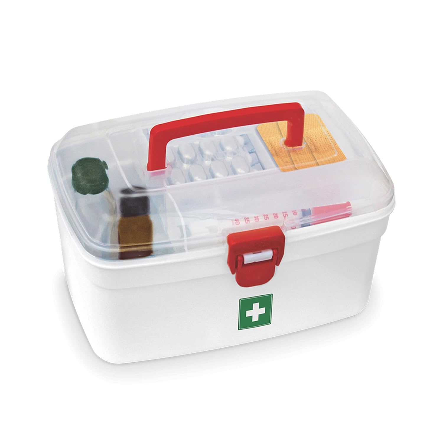 MILTON Plastic Medicine Box, First Aid Box