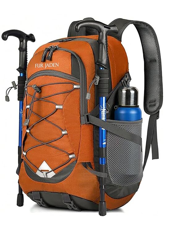 FUR JADEN 60 LTR Rucksack Water Resistant Travel Backpack Bag for Trekking, Hiking Bag for Men Women Boys Girls