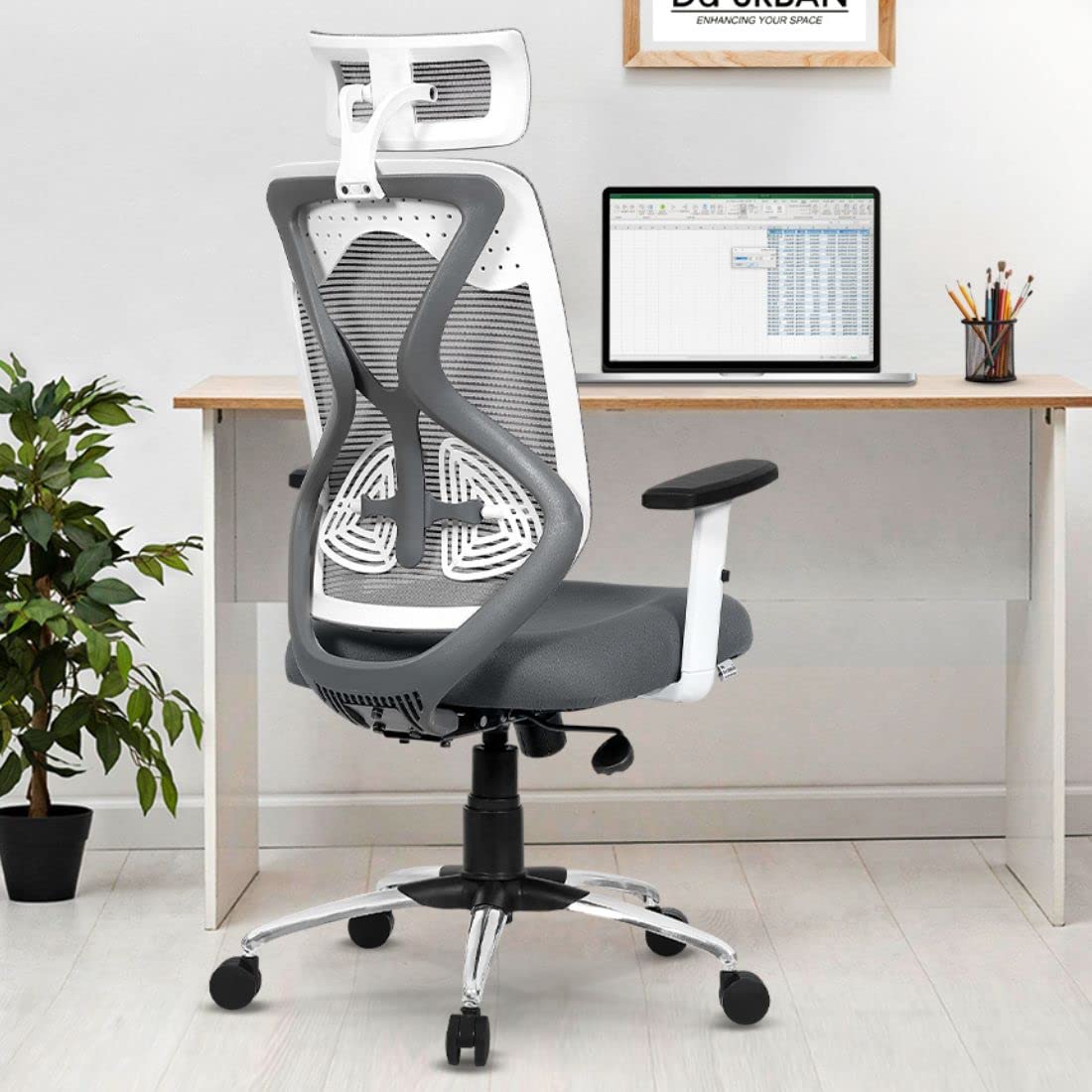 Merlion Office Chair,High Back Mesh Ergonomic Home Office Desk Chair
