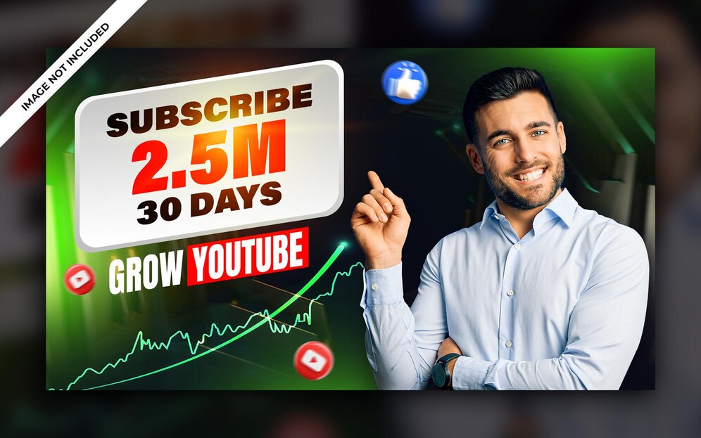 YouTube channel thumbnail and web banner premium PSD